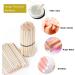 SHIYUAN 200 Hundred Orange Wooden Sticks Smooth Sticks Without Barbs A Nail Cuticle Stick With Different Functions At Both Ends Cuticle Pusher for Manicure Pedicure - Buy Online on GoSupps.com