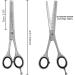 Kovira Professional Thinning Scissors - 16.5cm Effilier Hair Cutting Scissors Stainless Steel 35 Teeth - Ideal for Men & Women - Perfect Hairdressing Tool - Buy Online on GoSupps.com