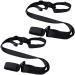 2 Pieces Ski and Pole Backpack Carrier Strap Ski and Pole Shoulders Carrier Backpack Belts Adjustable Ski Carry Strap Ski Holder Strap Ski Sling for Kids Adults Families Free up Hands