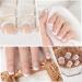 24pcs Short White French Press-on Nails with Double-Side Adhesive - Perfect for Women and Girls Nail Art - Buy Online on GoSupps.com