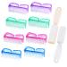 Handle Grip Nail Brush, Hand Fingernail Scrub Cleaning Brushes for Toes and Nails Cleaner, Pedicure Scrubbing tool kit for Men and Women 10 Pack (Multicolor)