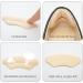 2 Pairs Beige Heel Grips Liner for Loose Shoes - Prevent Heel Slip and Blister, Improve Shoe Fit and Comfort - Women Men Half Size Inserts Pads - Buy Online on GoSupps.com