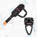 Premium Foot Loop Cable Pull - 2 Pieces Foot Cuffs with Karabiners | Adjustable Ankle Straps for Fitness Training & Leg Extension - Men & Women - Black - Buy Online on GoSupps.com