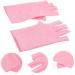 DRESSOOS 1 Pair Nail Gloves Manicure Gloves Anti UV Half Finger Gloves Protective Gloves Nail Art Salon Gloves UV Protection Gloves for Manicure Gel Fingerless Nail Supplies Pink Spandex - Buy Online on GoSupps.com