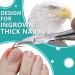 Professional Stainless Steel Toenail Clippers for Thick and Ingrown Nails - Sharp Curved Blade Nail Cutter for Men, Women, and Adults - Buy Online on GoSupps.com