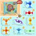 Sensory Silicone Suction Toys for Kids | 38 Pcs Building & Montessori Toy Set | Stress Relief & Travel Easter Gift | Ages 3-7 - Buy Online on GoSupps.com