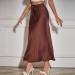 Elegant Women's Chiffon Maxi Skirt - Boho A-Line with Floral Design & High Elastic Waist | Winter Ladies Skirts - Buy Online on GoSupps.com