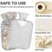 Naanle 2L Hot Water Bottle with Lid | Flower Tree of Life Design | Pain Relief & Warmth for Back Hands Feet & Neck Therapy - Buy Online on GoSupps.com