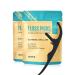 Y-Kelin Natural Dental Floss Picks - Vegan Eco Friendly Black Bamboo Charcoal Dental Teeth Stick Tooth Pick Toothpick Flosser for Oral Care with a Fresh Feel Minty Flavor (100 Pcs) 50 Count (Pack of 2)