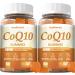 2 Pack 500MG Coq10 Gummies - 3X Better Absorption Plus Omega-3 Magnesium Vitamin B3 & Zinc - Coenzyme Q10 Supplements for Heart Health Cellular Energy & Antioxidant Vegan 120 Counts 60 Count (Pack of 2)