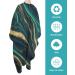 Marble Emerald Green Barber Cape - Stylish Hair Cutting Cape for All Ages | Adjustable Elastic Neckline Salon Gown - Buy Online on GoSupps.com