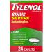 Tylenol Sinus Congest Pain Severe 24 Caplets - Fast Relief for Sinus Pain and Congestion - Buy Online on GoSupps.com
