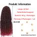 3 Packs Passion Twist Crochet Hair - 12 Inch Kinky Curly Braids for Short Marlybob - T1B/Bug Hair Extensions - Buy Online on GoSupps.com