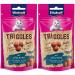 Vita power triggles cat snack with peculiar portionable in three snacks ideal as a reward or training without added sugar (1x 40g) (pack with 2) 40 g (2 pack)