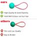 Zanwell 20pc Elastic Hair Ties with Balls Brightly Colored Marble Finish Hair Bands for Girls Bead Bubble Ponytail Holders No Damage Hair Accessories for Infants Toddlers Kids Teens - Buy Online on GoSupps.com