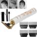 Men's Electric Hair Clipper Set Low Noise Cordless Hair Trimmer Kit- Grinding Blade Comfortable Grip Strong Motor Cordless Use for Travel Perfect Men - Buy Online on GoSupps.com