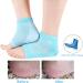 Fusuton 2 Pairs Moisturizing Gel Heel Socks Open Toe Socks Feet Care Ultimate Treatment for Dry Cracked Rough Skin on Feet (Pink and Blue) - Buy Online on GoSupps.com