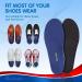 Sushn3D Plantar Fasciitis Insoles - Heavy Duty Arch Support Inserts for Men Women 210+ lbs - Shock Absorption Running Athletic Insoles - Deep Blue Men 10-10 1/2, Women 12-12 1/2 - Buy Online on GoSupps.com