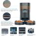 HoneyGuaridan Automatic Cat Feeder for 2 Cats - 6.5L/4.5L Pet Food Dispenser with Stainless Steel Bowl - 6 Meals - Blue - Buy Online on GoSupps.com