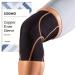Amazon Brand - Solimo Copper Knee Sleeve  One Size