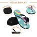 Buy Mnsruu Rainbow Cloud Unicorn Flip Flop Sandals - Multi-Colored Slippers for Men & Women | Home Spa Travel - Buy Online on GoSupps.com