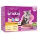 WHISKAS Kitten Meal 48 Fresh Sachets (Pack of 4 Packs 12 x 85g) Poultry Feasts (4 Varieties) Junior Cat Food in Jelly
