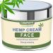 Hemp Cream | Face Cream | Anti-Aging | Anti-Wrinkle & Fine Lines Hyaluronic Acid Vitamin E Relives Tension Stress | Firming Face & Neck Moisturizer. (50ML)