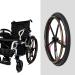 24inch Wheelchair Rear Wheels 1 Pair Solid PU Wheelchair Wheels Magnesium Alloy Wheel Hub Aluminum Alloy Hand Push Ring Suitable for Electric Wheelchair Replacement Accessory - Buy Online on GoSupps.com