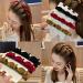 Kolarmo Retro Double-Layered Braided Hair Clips - 3 Pack Hollow Hair Bands for Women & Girls | International Shipping - Buy Online on GoSupps.com