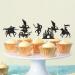 24 Pieces Dragon Theme Cupcake Toppers - Mythical Cake Decorations for Weddings Birthdays & Parties - Buy Online on GoSupps.com