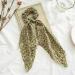 5 Pcs Floral Hair Scarf with Ribbon Bow - Chiffon Hair Scrunchies for Women and Girls - Buy Online on GoSupps.com