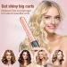 BESTOPE PRO Waver Curling Iron - 3 Barrel Hair Crimper Iron Set Fast Heating 5 in 1 Curling Wand Ideal for All Hair Types Includes Clips & Storage Bag - Rose Gold - Buy Online on GoSupps.com