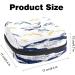 Marine Life Women's Napkin Storage Bag - Whales & Turtle Patterns for Menstrual Cups & Bandages - Buy Online on GoSupps.com