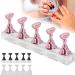 Acrylic Nail Art Display Practice Stand Magnetic Nail Fingernail Tip Holder Manicure Set Tool Fingernail DIY Nail Stand for False Nail Manicure Tool Salon Use Home Salon Makeup Essential(Black) - Buy Online on GoSupps.com