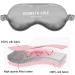 Kenneth Cole Satin Eye Mask - Eyeshade with Elastic Strap Blocks Light Like A Boss and Gets You The Best Night's Sleep Ever Grey - Buy Online on GoSupps.com