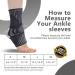 Professional Ankle Support Brace 2 Pack Breathable Plantar Fasciitis Socks Anti-Slip Ankle Compression Sleeve Socks for Joint Pain Ligament Damage Sprained Ankle Achilles Tendonitis Sports S Black(Pair) - Buy Online on GoSupps.com