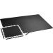 Yes4All Interlocking Exercise Foam Mats - 24 Sq Ft (6 Tiles) Black | Gym Floor Mats for Equipment | Eva Interlocking Foam Mats with Border | Non-Slip, Durable Mats - Buy Online on GoSupps.com
