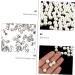 STOBOK Faux Pearls 150 Sets Embellishment Materials Studs Nail Fashion Clothing Handmade Four Rivets Design Buttons of - Buy Online on GoSupps.com