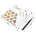 Nomeca 10Pcs Food Coloring Marker Pens - Edible Markers for Decorating Cakes, Cookies, Easter Eggs - Flexible Brush Tip - 10 Colors - Buy Online on GoSupps.com