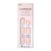 KISS imPRESS Color Press-On Manicure, Gel Nail Kit, PureFit Technology, Short Length, Point Pink, Polish-Free Solid Color Mani, Includes Prep Pad, Mini File, Cuticle Stick, and 30 Fake Nails Point Pink 33 Piece Set