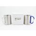 Finex 2pcs Set 11oz Stainless Steel Travel Mug with Carabiner Handle - Ideal for Outdoor Activities and Home Office Use - Buy Online on GoSupps.com