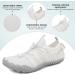 Ziitop Unisex Water Shoes for Men & Women - Quick-Dry Barefoot Beach Pool & Hiking Footwear (EU Sizes 36-46) - Light & Soft Surf Shoes in White Gray - Buy Online on GoSupps.com