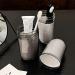 Portable Toothbrush Bag & Holder - Travel Case with 4 Detachable Cups | Essential Travel Accessory for Camping & Business Trips - Buy Online on GoSupps.com