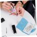 Mikinona 2pcs Nail Art Card Holder Stamping Plates Organizers Nail Template Bags Stamping Plates Storage Bag Cases Nail Plate Storage Bag Nail Art Stamper Pouches Pu Printing Printed Bag Sky-blue 14.5X9.5X1.8CM - Buy Online on GoSupps.com