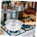 Zerodeko Stainless Steel Pot Griddle Egg Pan Frying Pan Kitchen Egg Cooker Fry Pan for Eggs Kitchen Pan Honeycomb Skillet Household Skillet Wood Non Stick Cooking Utensils - Buy Online on GoSupps.com