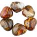 Nupuyai Volcano Cherry Quartz Heart Palm Worry Stone 45mm - Chakra Reiki Healing Crystal for Home Decoration - Buy Online on GoSupps.com