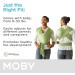 Moby Wrap Baby Carrier | Element: Best Baby Wrap for Newborns & Infants | #1 Baby Gift for Mom & Dad | Keeps Baby Safe & Secure | Adjustable for All Body Types | Kiwi - Buy Online on GoSupps.com