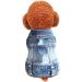 Stylish Denim Jacket Vest for Small & Medium Dogs | Pet Fashion Summer T-Shirt Sweater - Buy Online on GoSupps.com