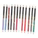 WOONEKY 12pcs Lip Liner Eyeliner Black Lip Liner Waterproof Lip Liner Pencil Makeup Lipliner Wooden