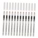 FOMIYES 12pcs Lying Silkworm Eyeliner Highlighters Markers for Skin Highlighter Pens Eyes Eye Shadow
